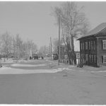 Bild från köpingen Voznesenja. Voznesenja 1942.03.08