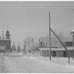 Bild från köpingen Voznesenja. Voznesenja 1942.03.08